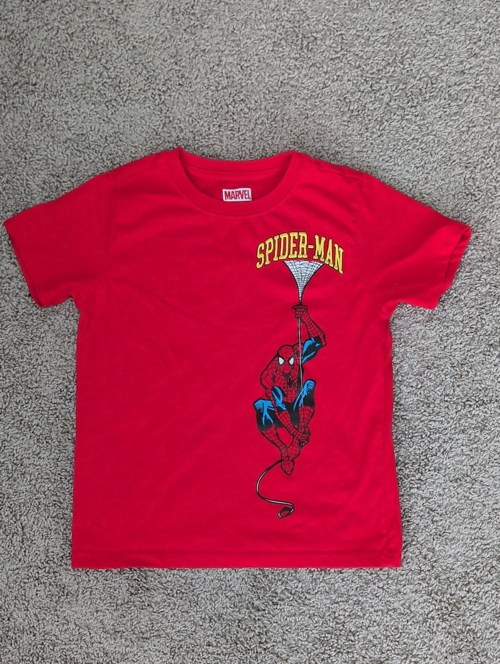 Marvel Spider-Man Red Boy's Tee Size S - Picture 1 of 3